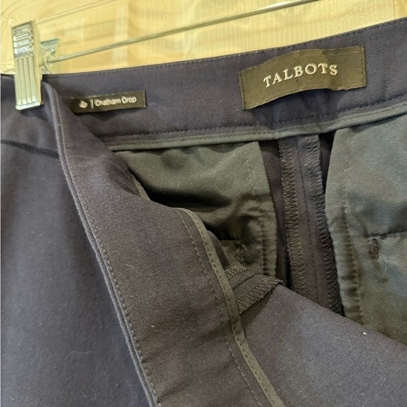 Talbots Chaltham blue crop pants size 4P. - Picture 6 of 6